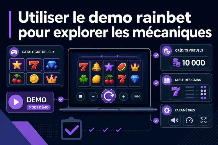 Utiliser le demo rainbet pour explorer les mécaniques