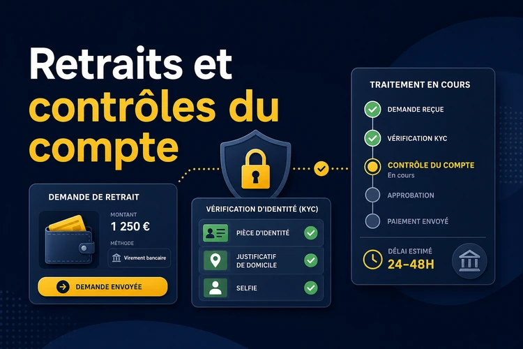 Retraits et contrôles du compte